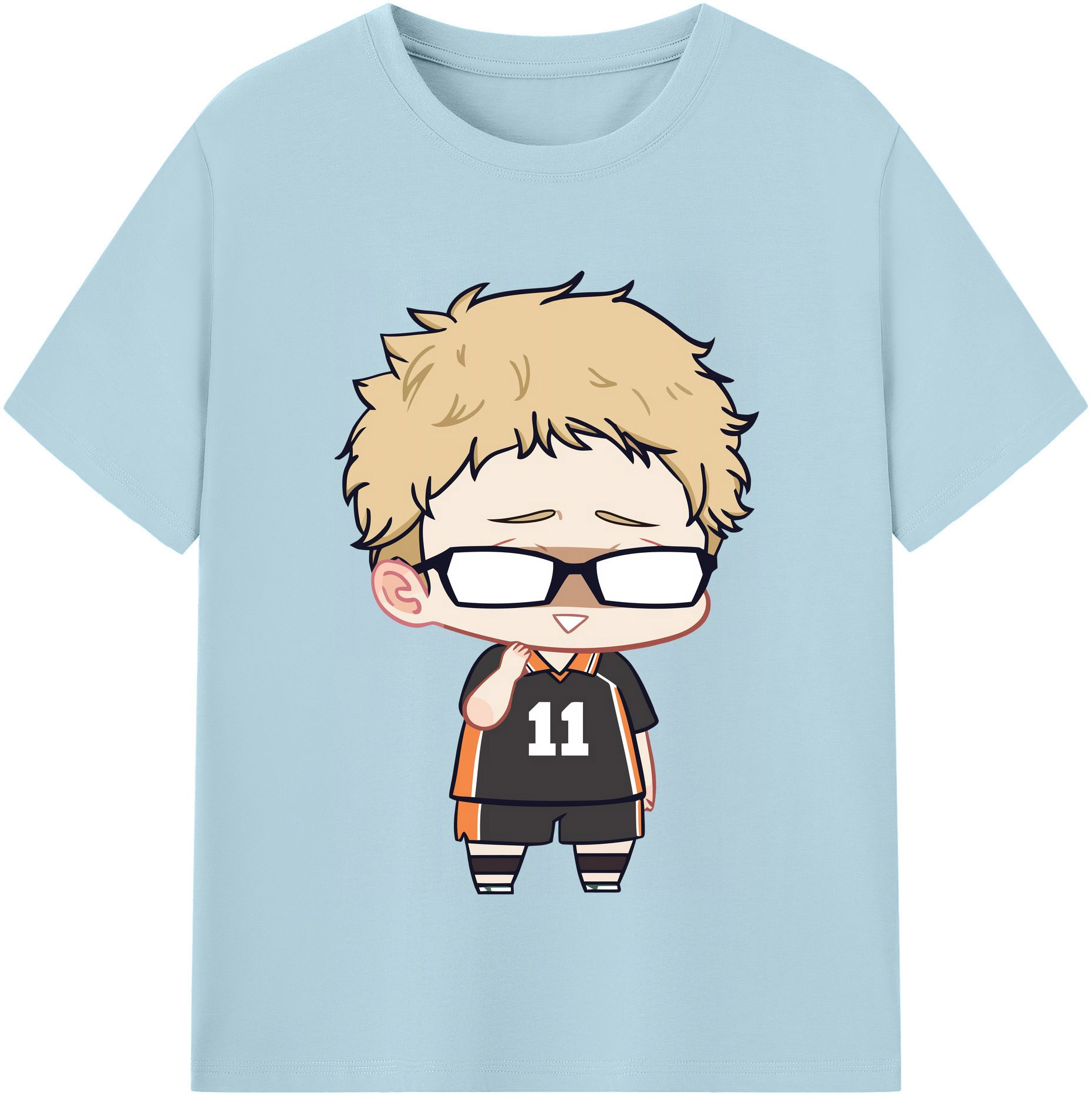 （画像用） ハイキュー!! Haikyu!! 綿100％半袖Tシャツ（フロントプリント）